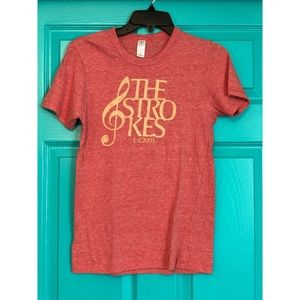 The Strokes Band Shirt with Music Note